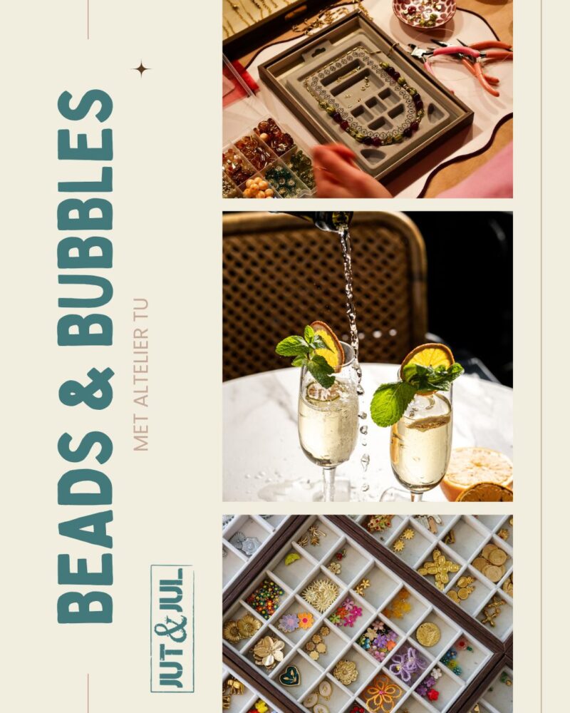 ✨ BEADS & BUBBLES ✨ Een avondje gezelligheid, creativiteit én...
