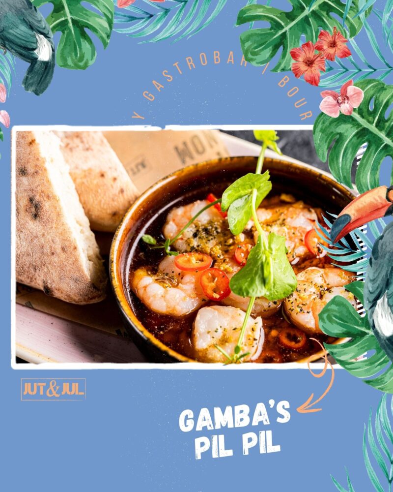 Dit weer vraagt toch om gamba’s pil pil, knoflook, een...