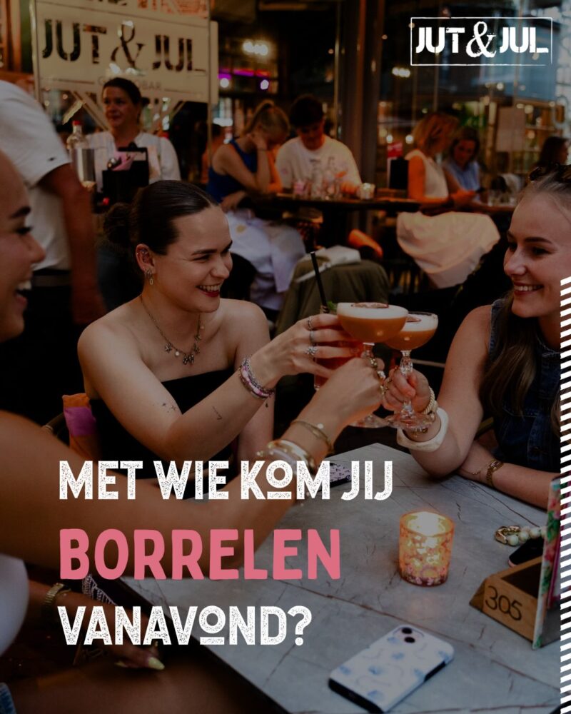 Vanavond borrelen? Reserveer nog snel je tafeltje!🥂 #jutenjul #horeca #borrelen