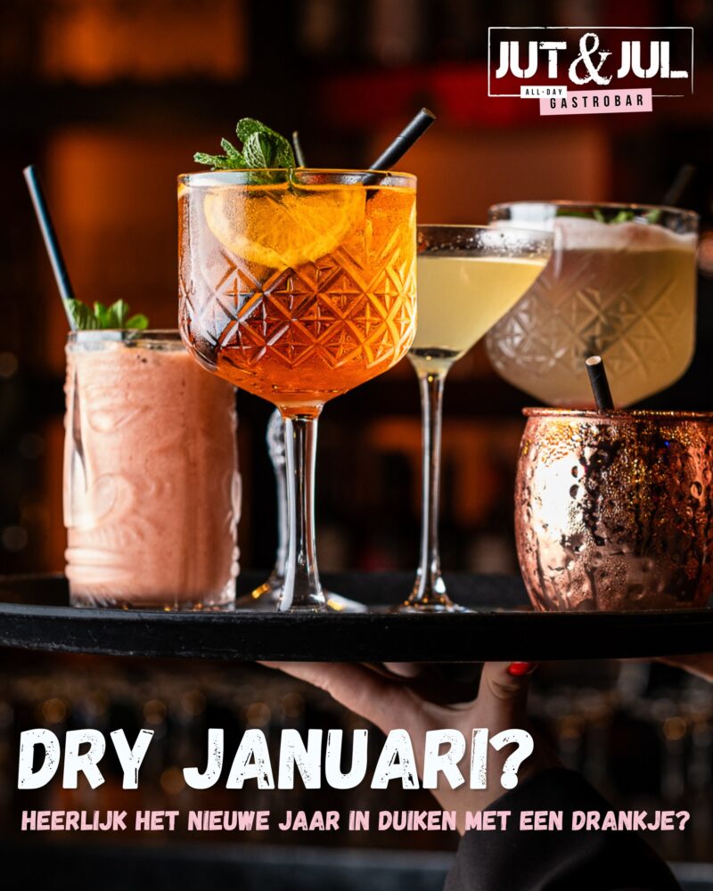 Dry January? Wij zullen niks verklappen 😏🍹 Kom lekker proosten...