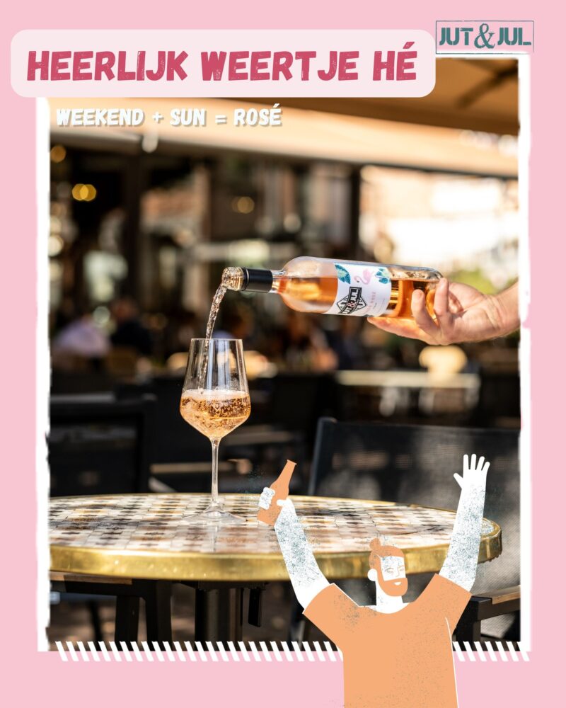 🙋‍♀️ Rosé met ijs please! #rosè #terras #mooiweer☀️ #weekend